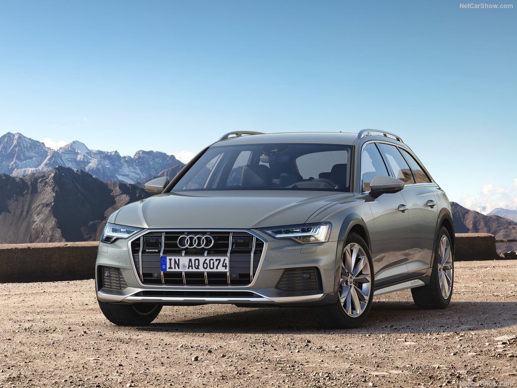 Audi A6 allroad quattro, diseño frontal.