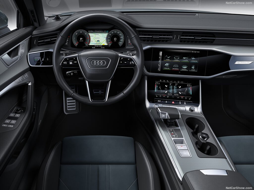 Interior del Audi A6 allroad quattro.