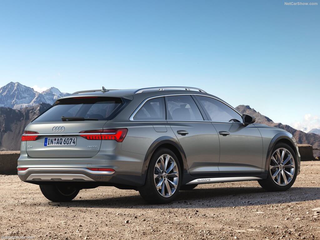 Trasera del Audi A6 allroad quattro.