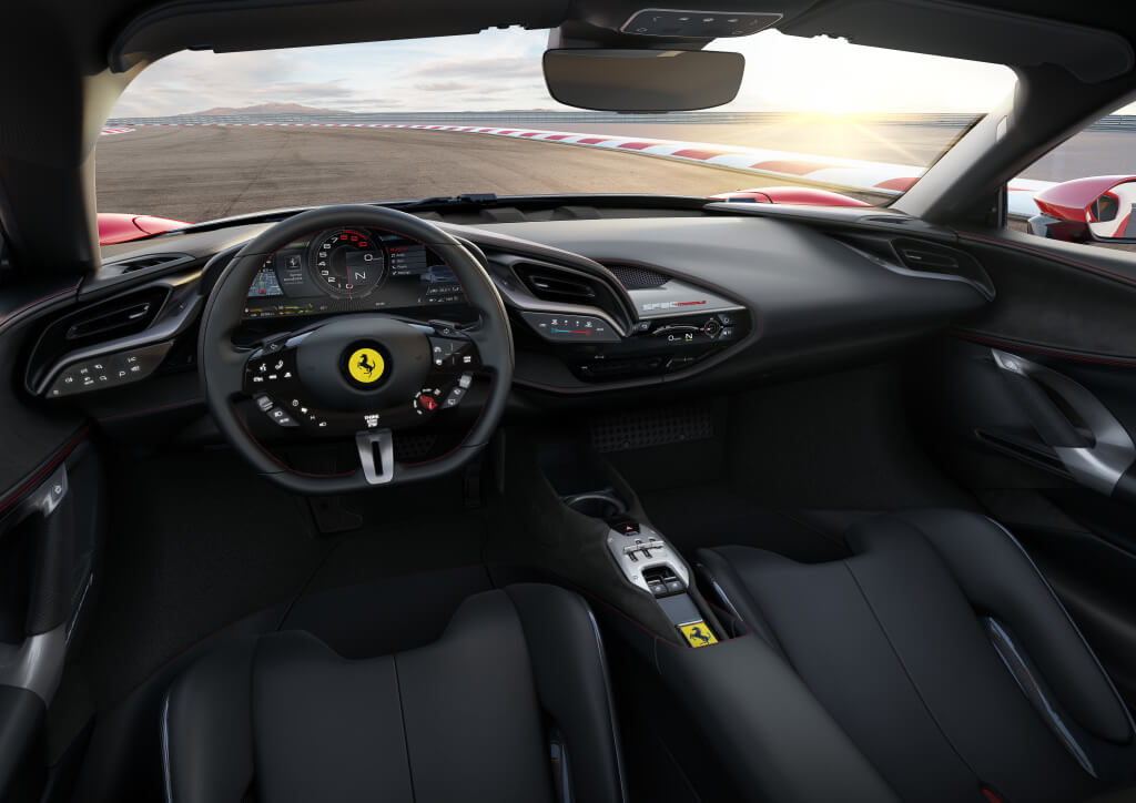 Ferrari SF90 Stradale: interior.