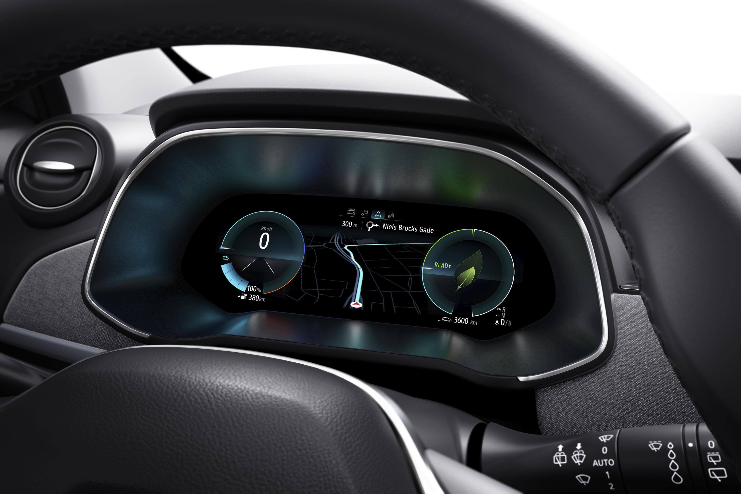 Instrumentación del Renault ZOE 2019