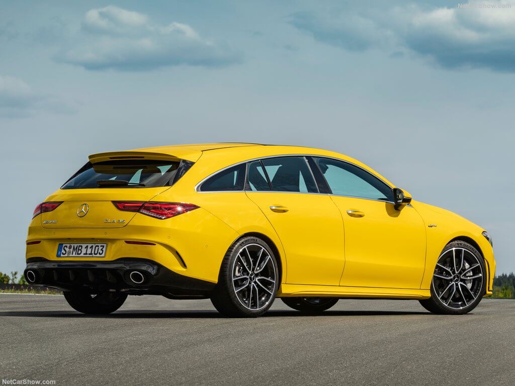 Mercedes-AMG CLA 35 4MATIC Shooting Brake, trasera.