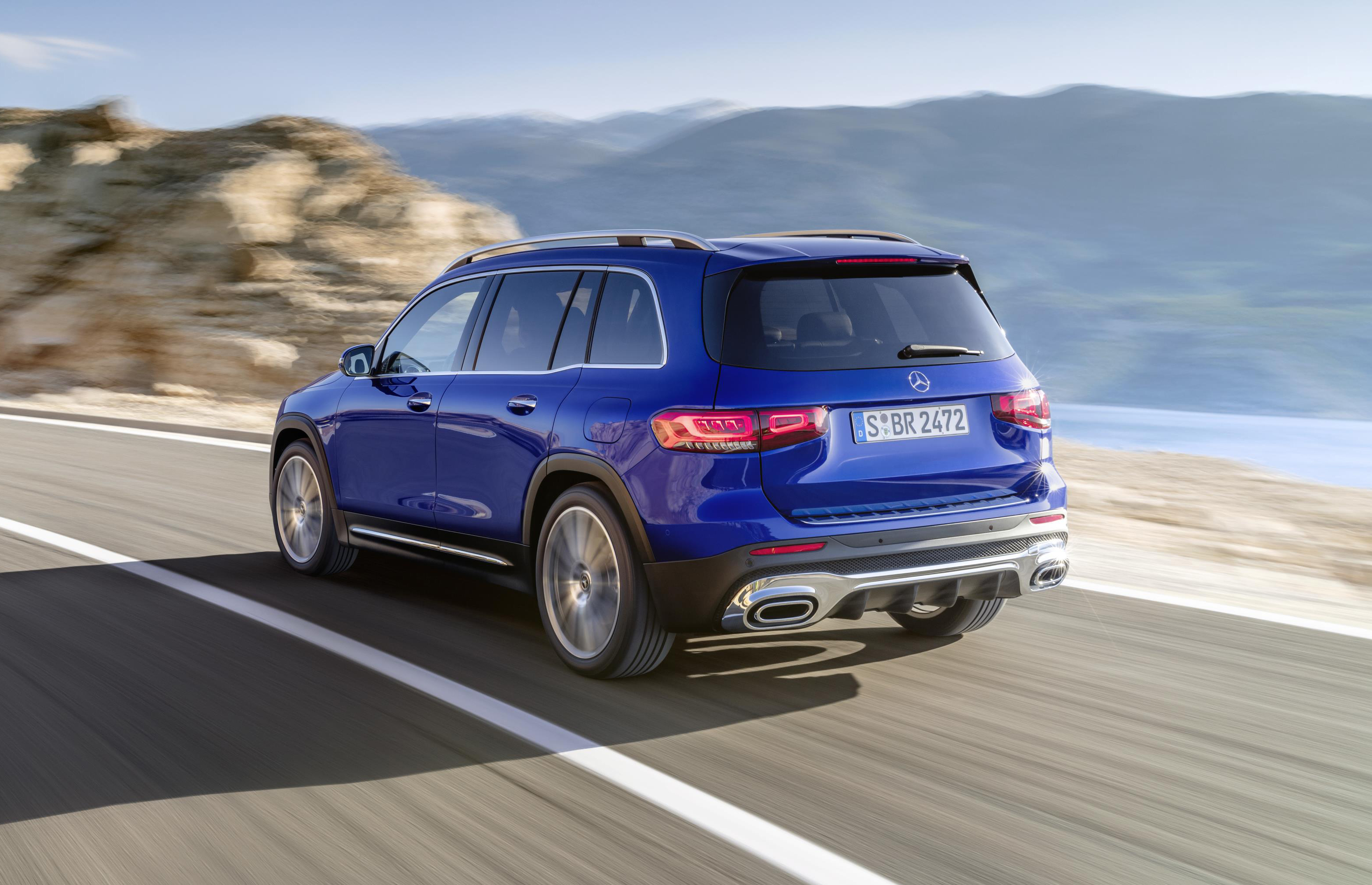 Mercedes GLB: trasera