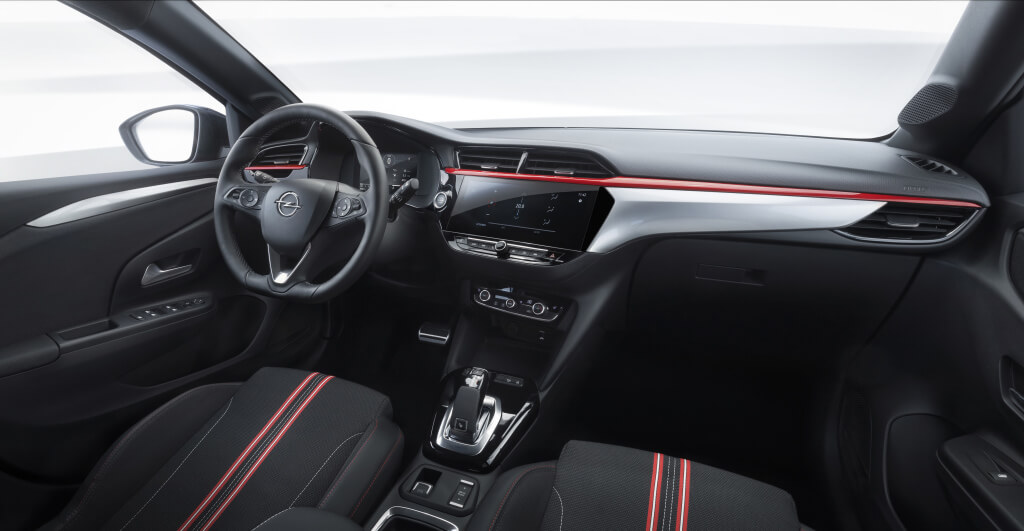 Opel Corsa GS Line 2019: interior.