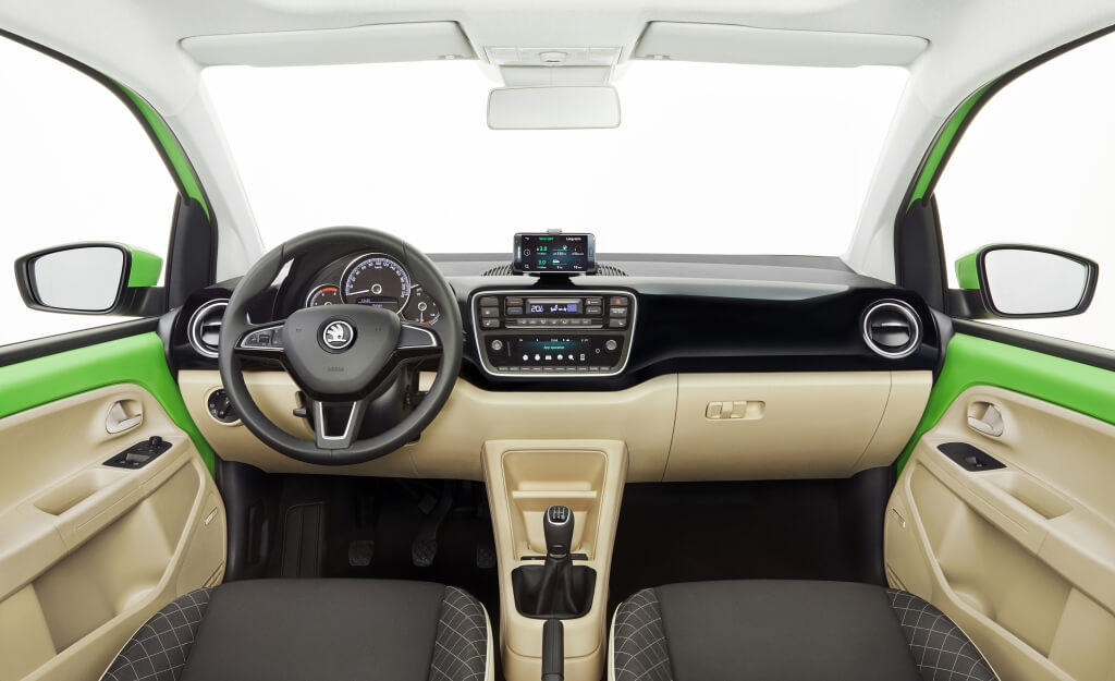 Skoda Citigo: interior.
