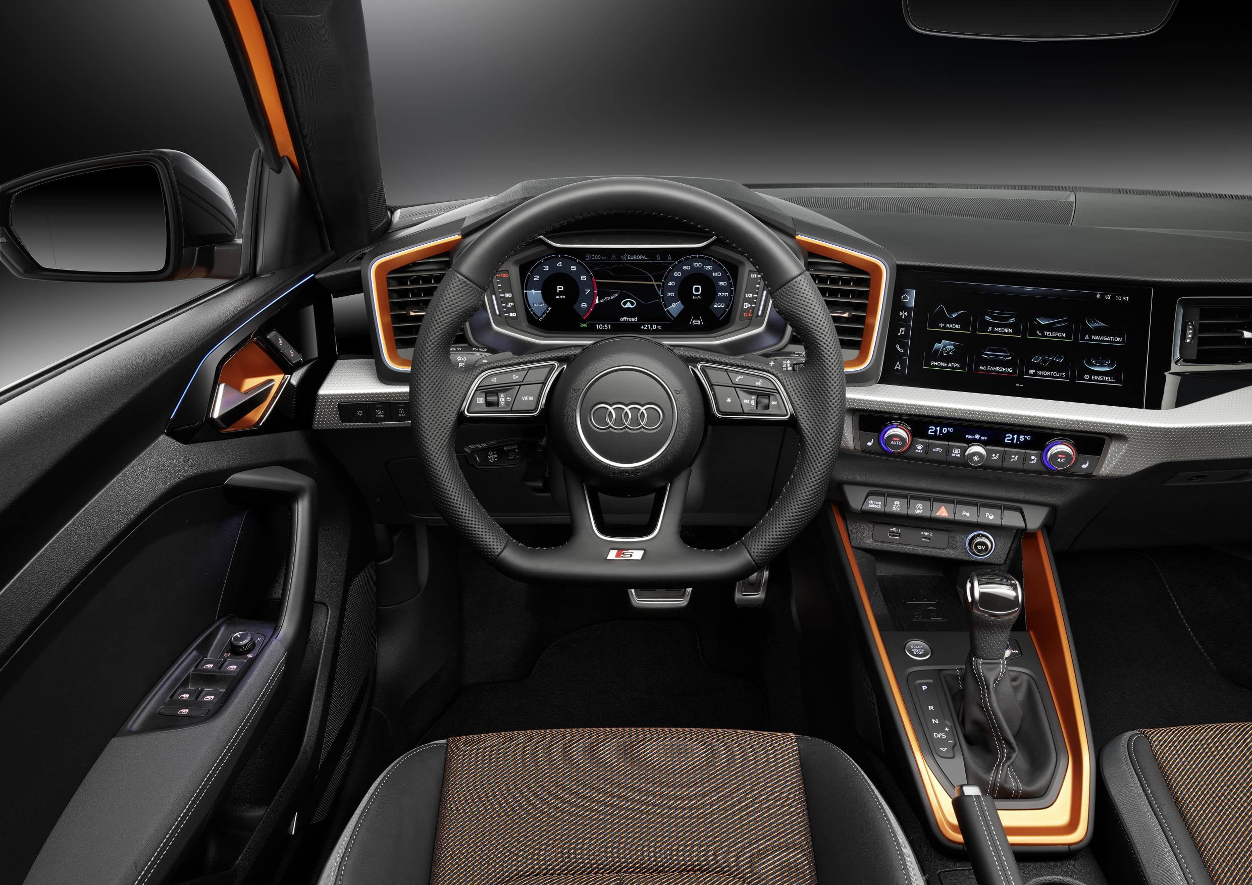 Audi A1 citycarver: interior