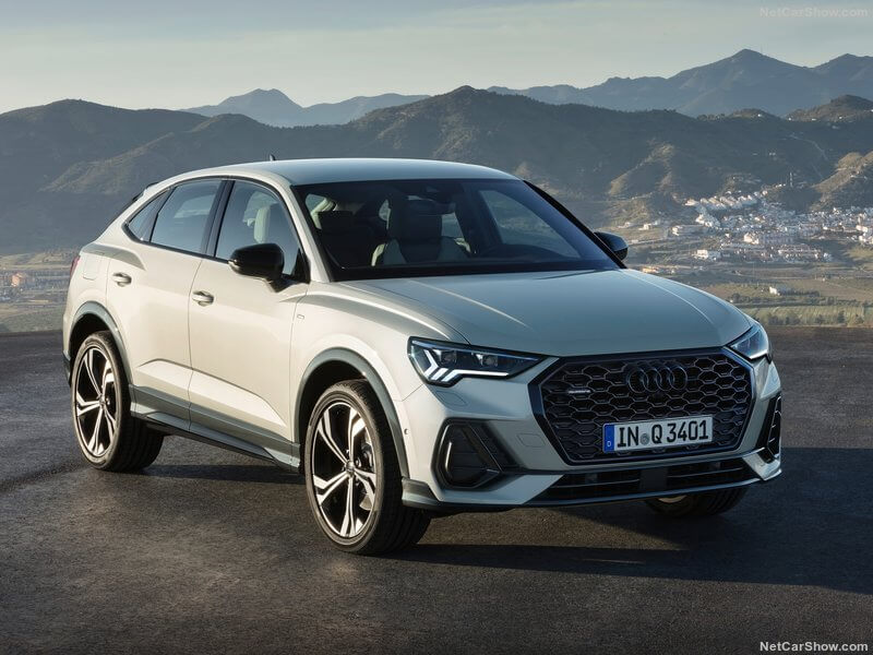 Frontal del Audi Q3 Sportback.
