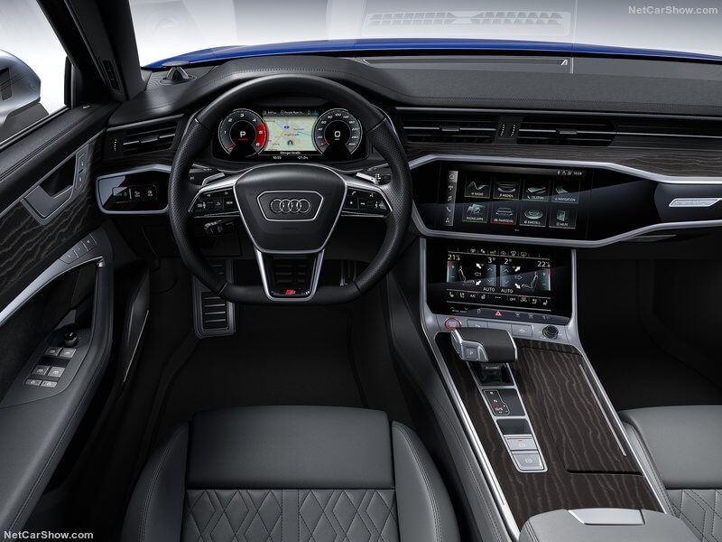 Interior del Audi S6 TDI 2020.