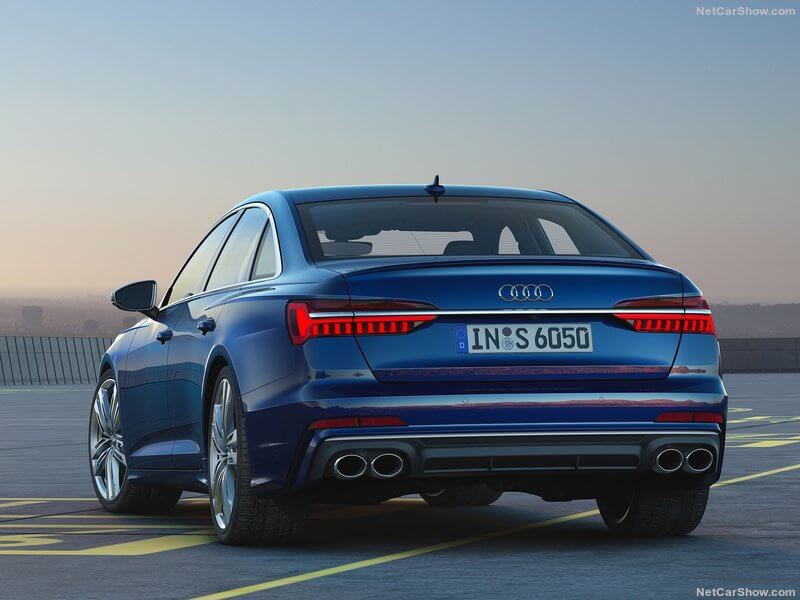 Audi S6 TDI 2020, trasera.