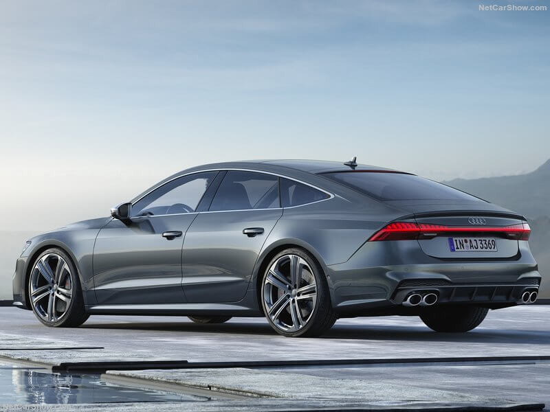 Trasera del Audi S7 TDI 2020