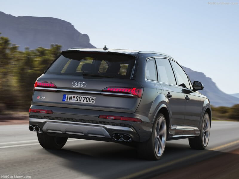 Audi SQ7 TDI, trasera.