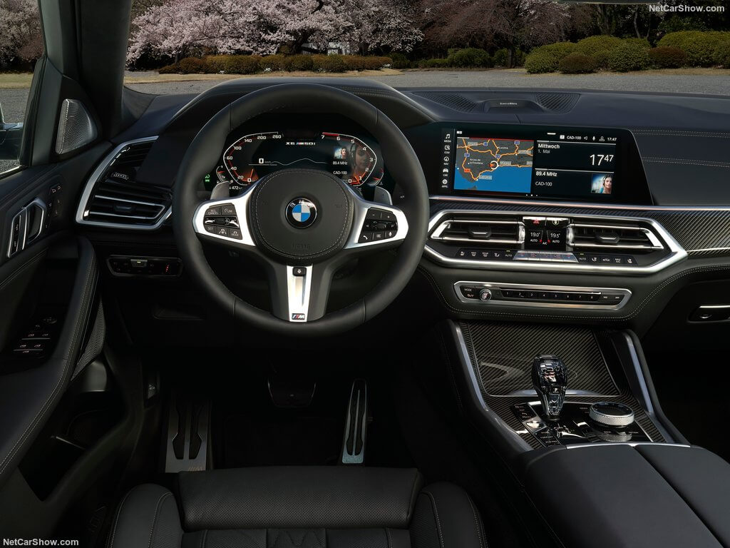 Interior del BMW X6 2019.