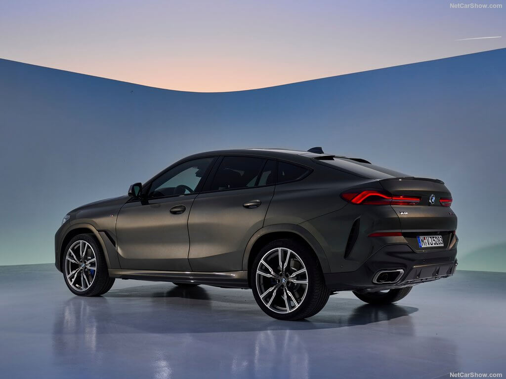 Trasera del BMW X6 2019.