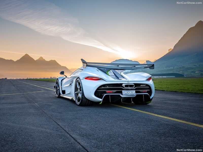 Koenigsegg Jesko 2020, trasera.