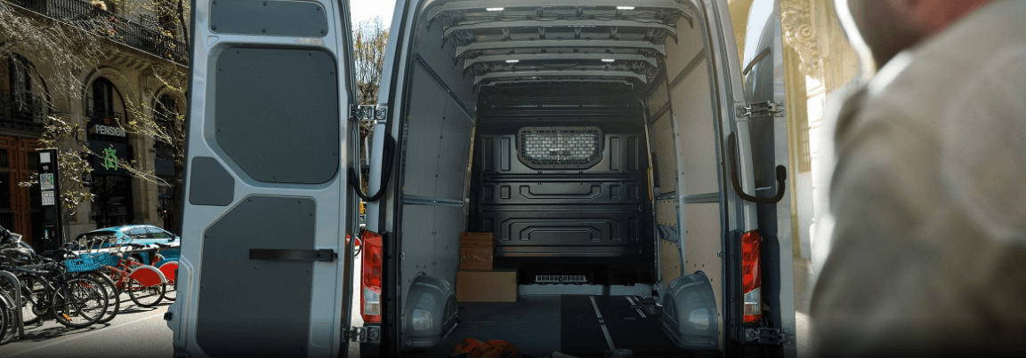 Zona de carga del MAN TGE