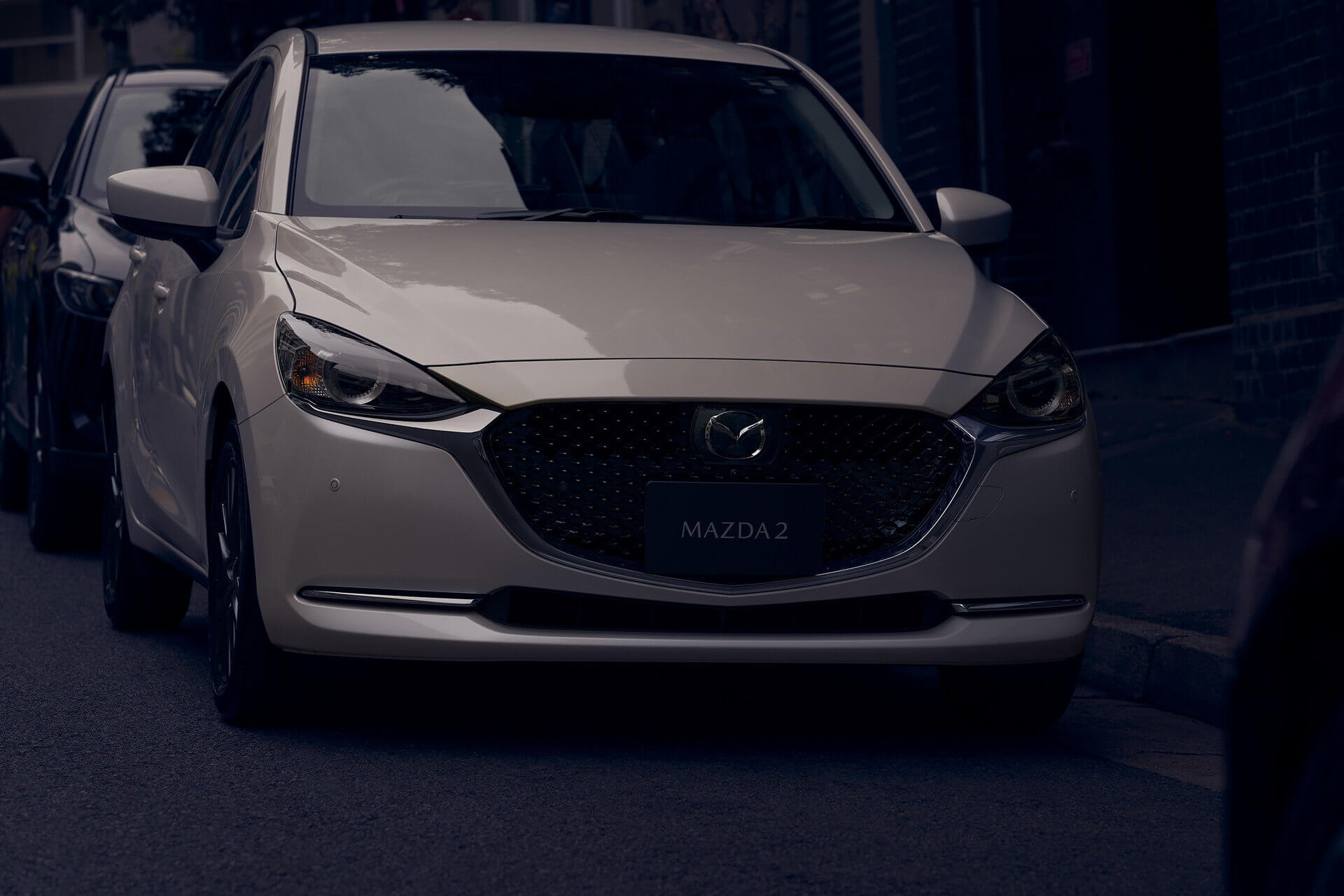 Mazda 2 2020: frontal.