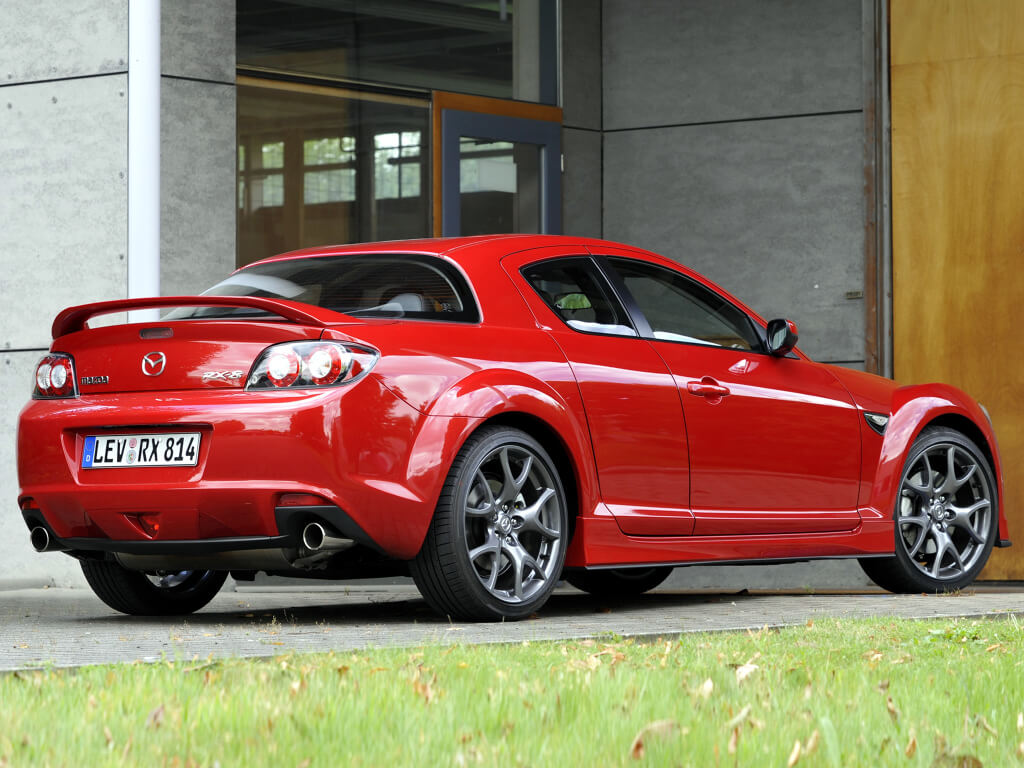 Trasera del Mazda RX-8