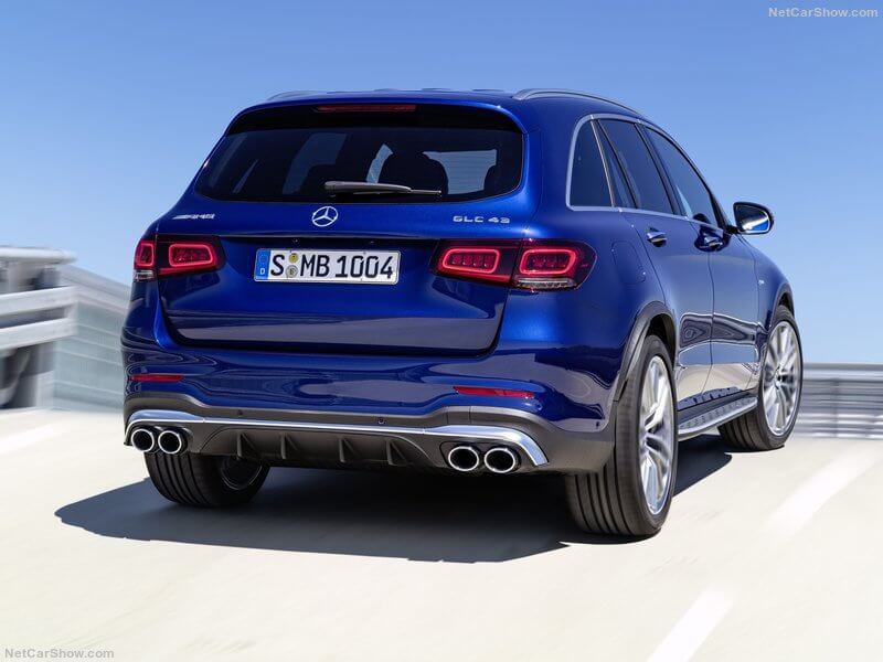 Mercedes GLC 43 AMG, trasera.