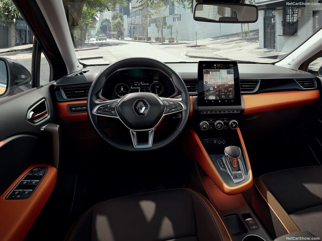 Diseño interior del Renault Captur 2019.