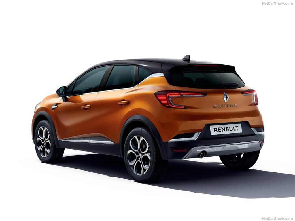 Parte trasera del Renault Captur 2019.