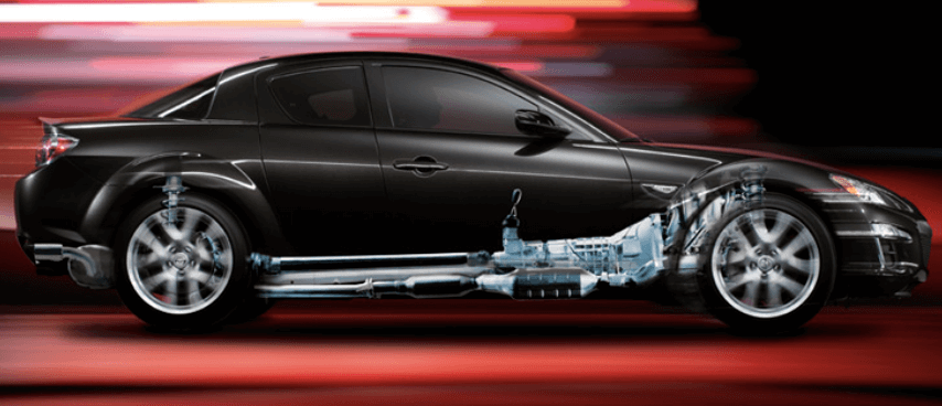 Bajo centro de gravedad del Mazda RX-8