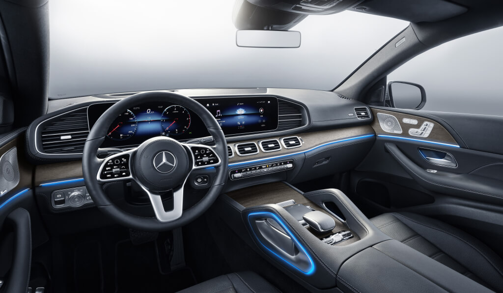 Mercedes GLE Coupé, diseño interior.