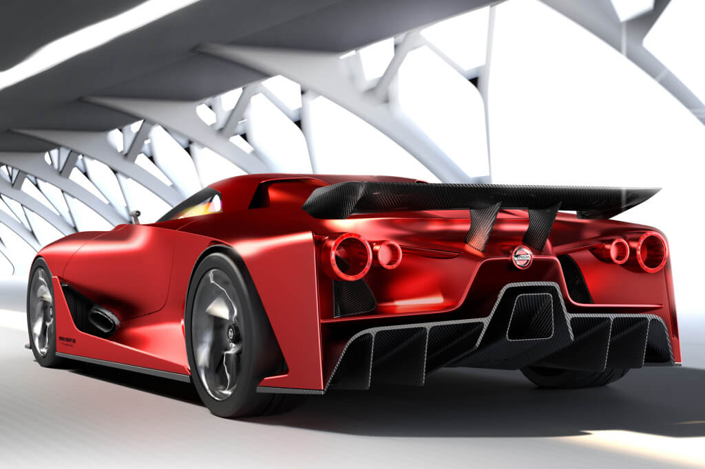 Nissan GT-R Vision GT: zaga.