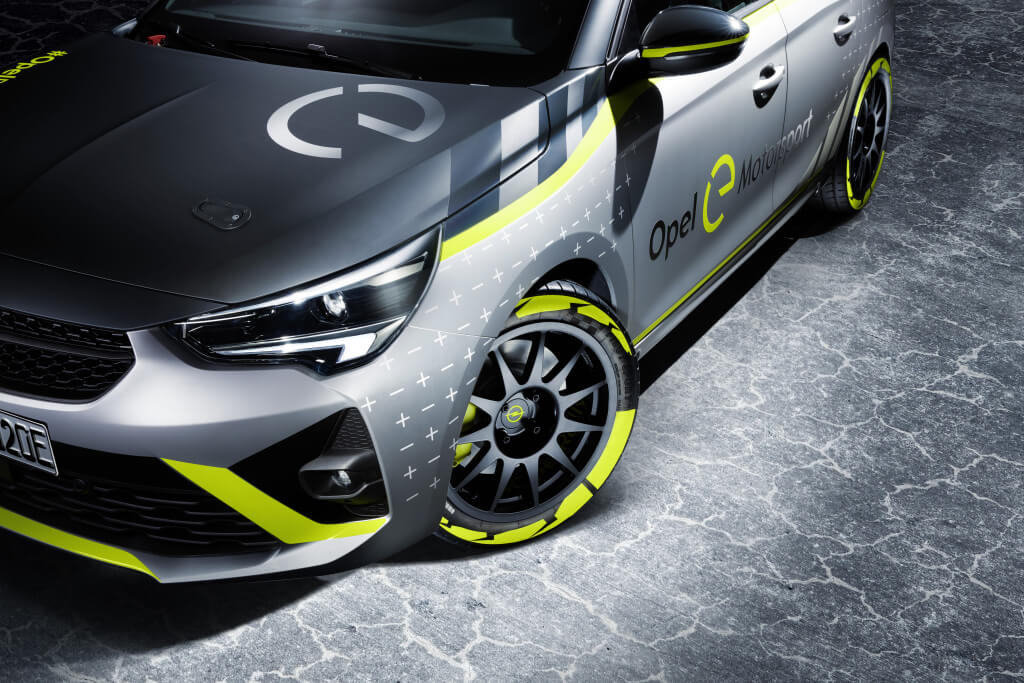 Opel Corsa-e Rally, neumáticos.
