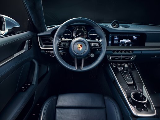 Interior del Porsche 911 Carrera.