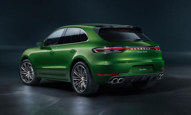 Trasera del Porsche Macan Turbo 2019