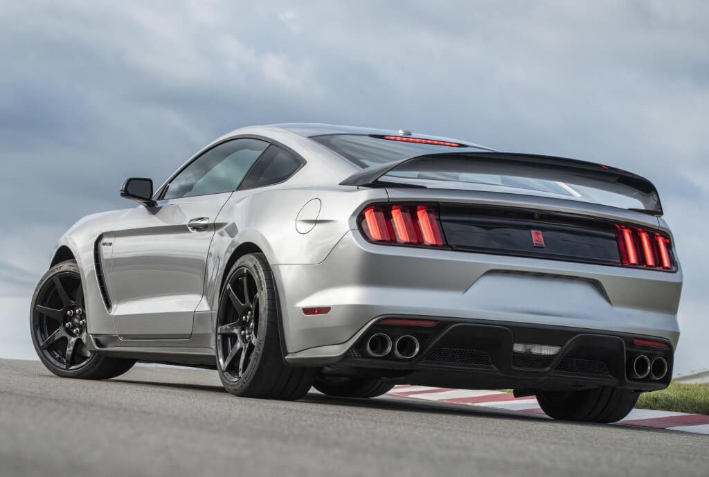 Shelby Mustang GT350R: trasera.