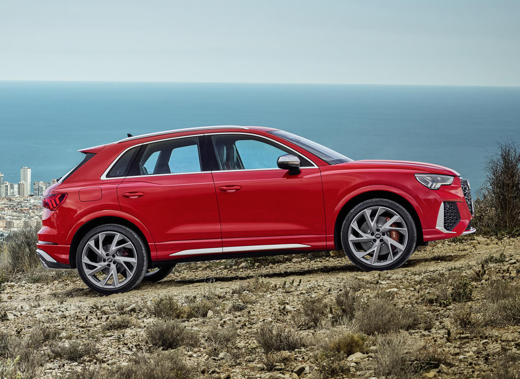 Audi RS Q3, lateral.