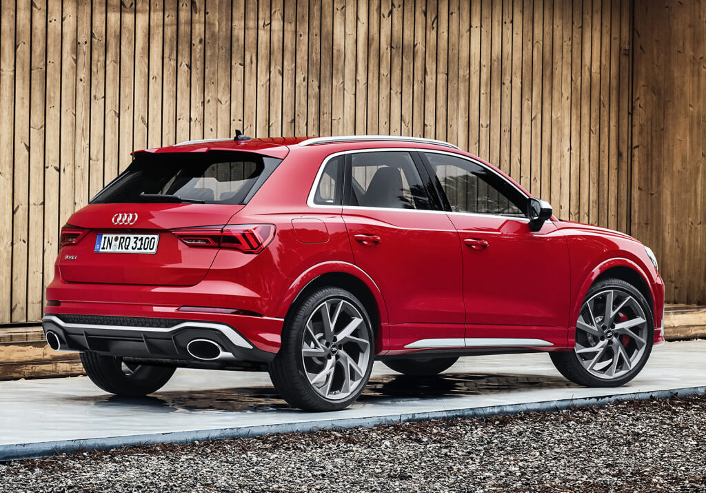 Audi RS Q3, diseño trasero.