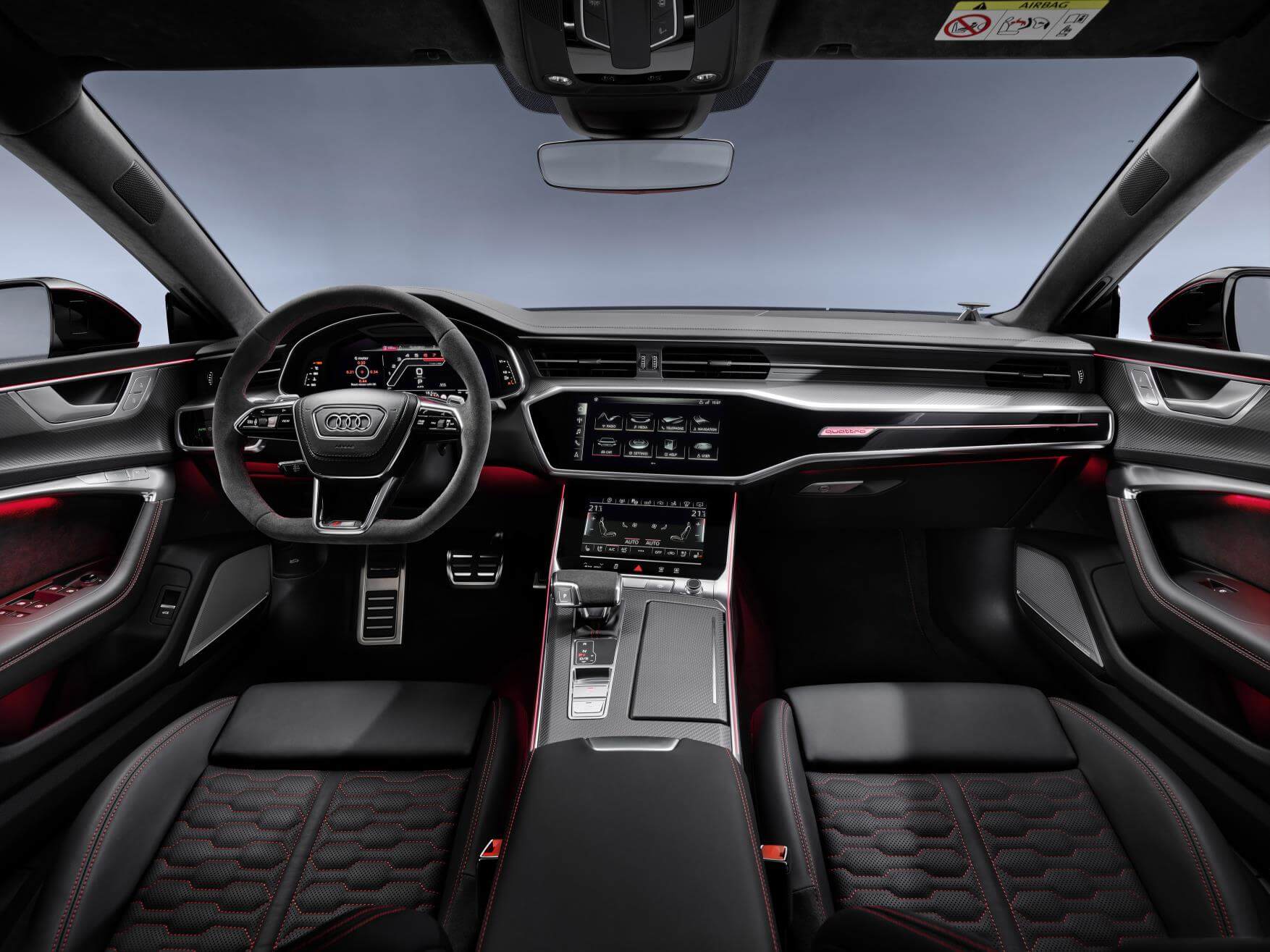 Interior del Audi RS7 Sportback