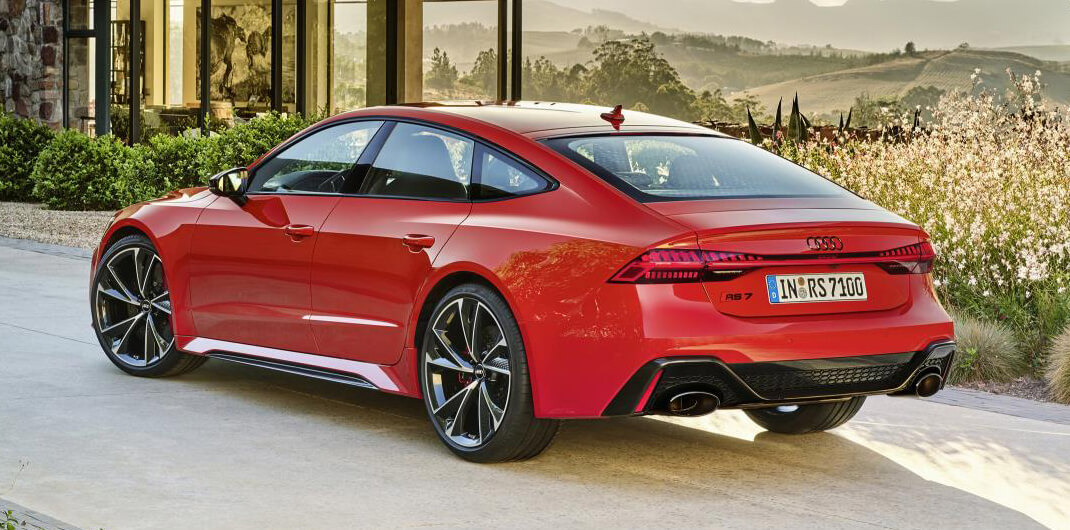 Trasera del Audi RS7 Sportback
