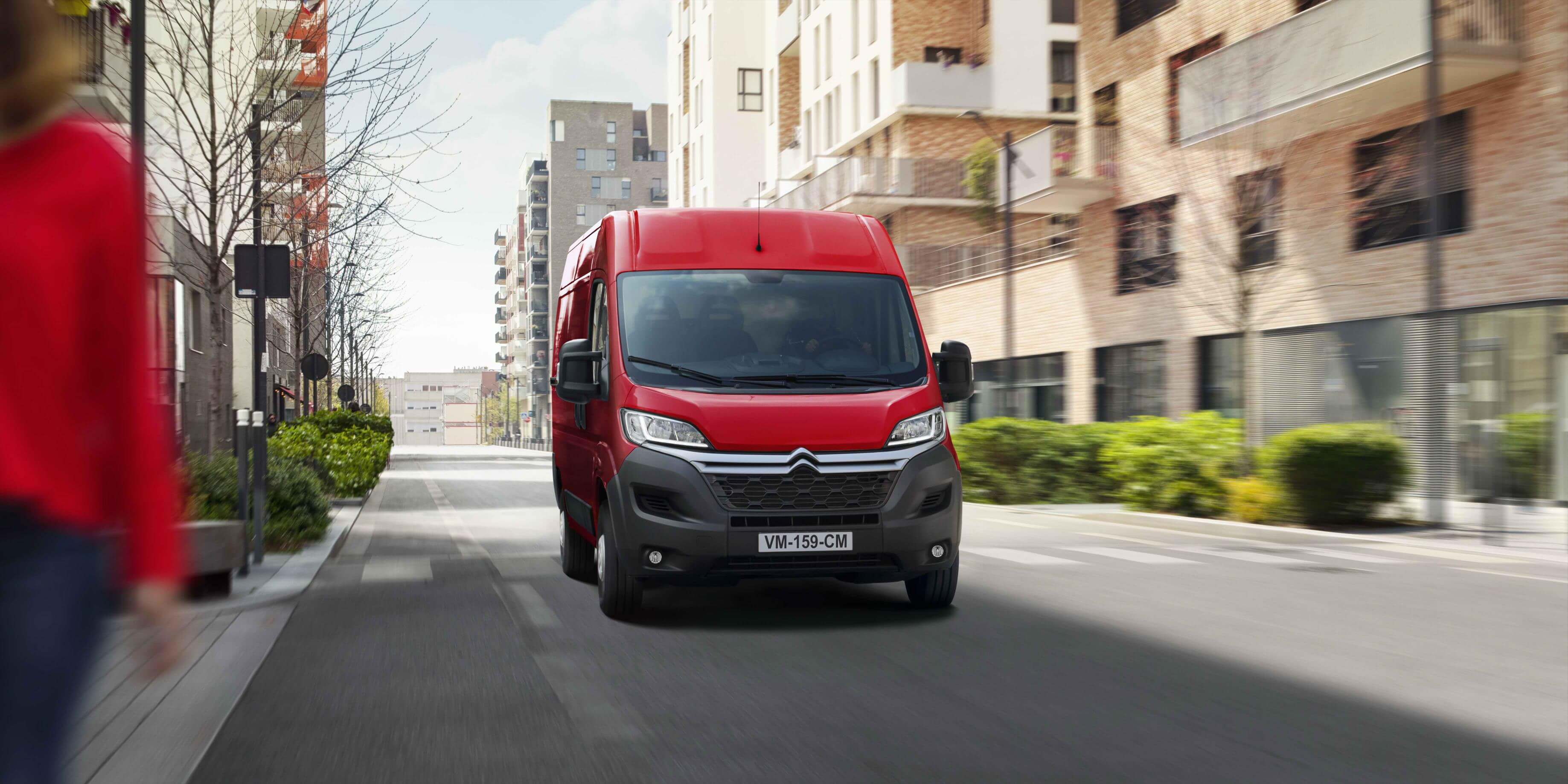 Frontal del Citroën Jumper