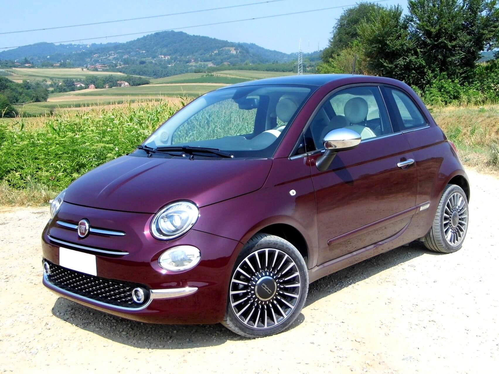 Fiat 500 Lounge: frontal.