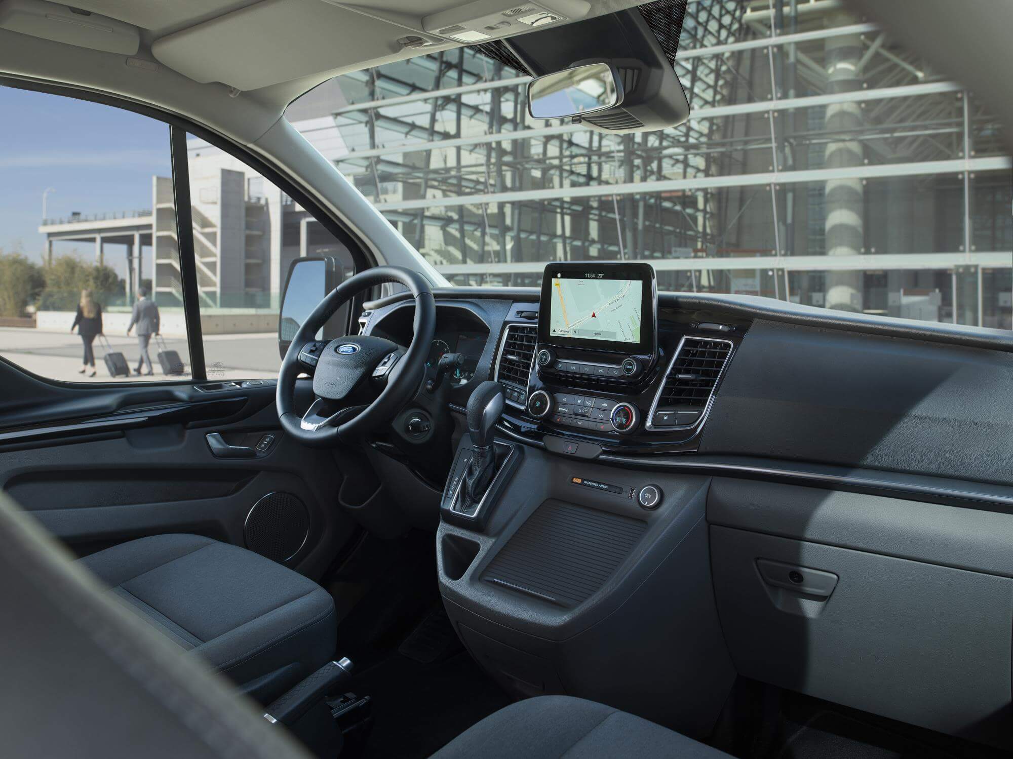 Interior del Ford Tourneo Custom PHEV