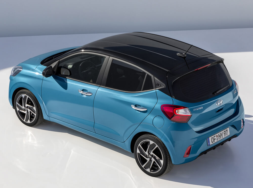 Hyundai i10 2020: trasera.