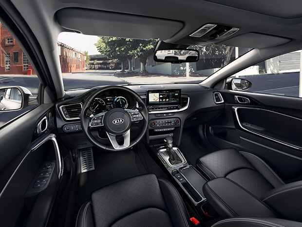 Interior de los Kia XCeed y Ceed Tourer híbridos enchufables