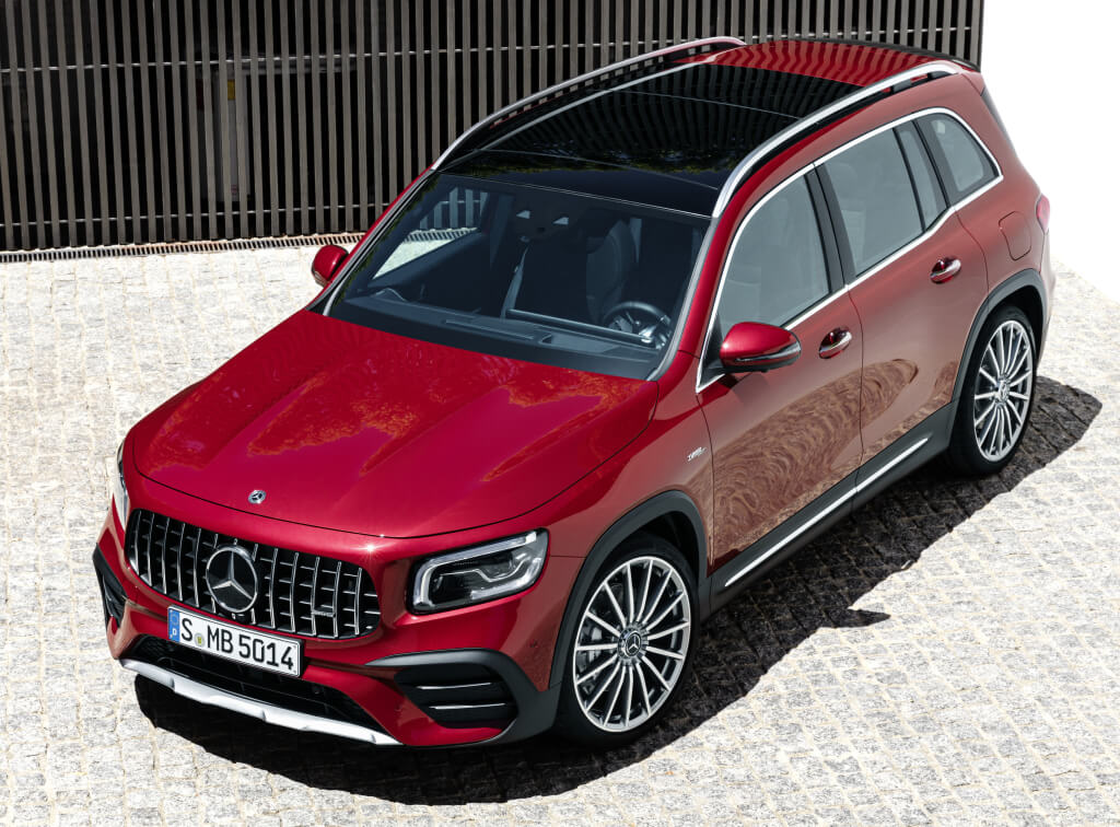 Imagen superior del Mercedes-AMG GLB 35.