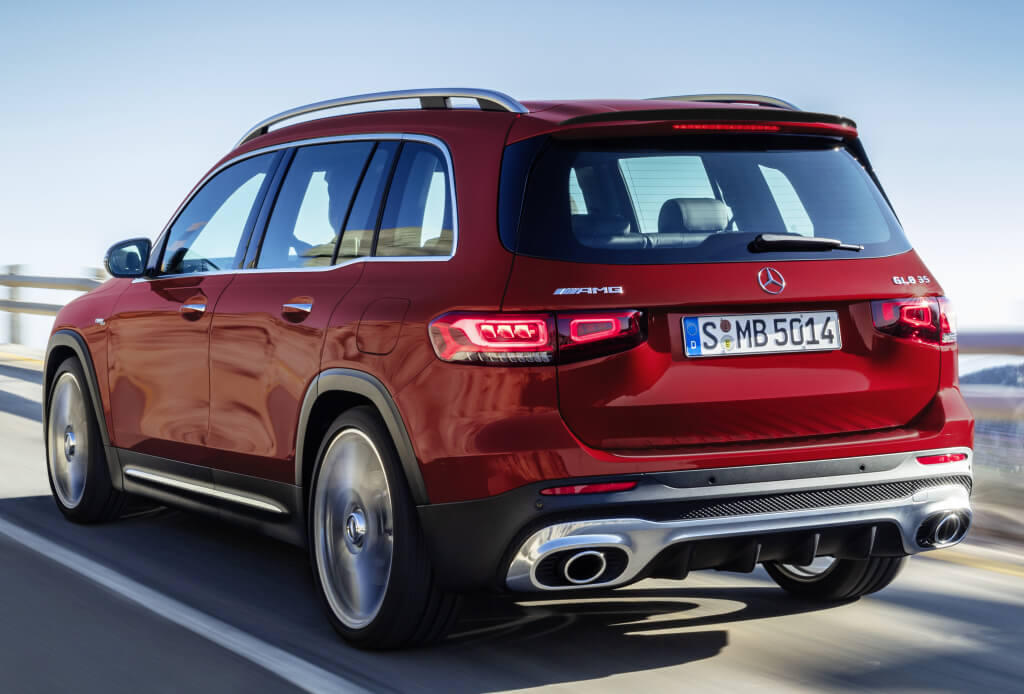 Trasera del Mercedes-AMG GLB 35.