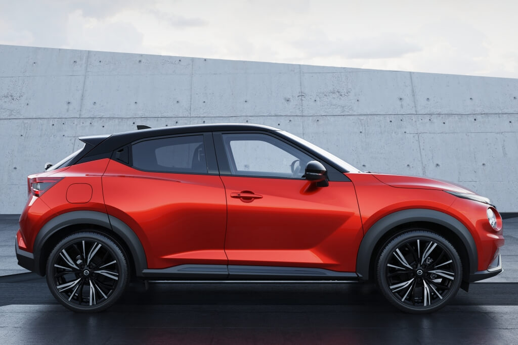 Lateral del Nissan Juke 2020.