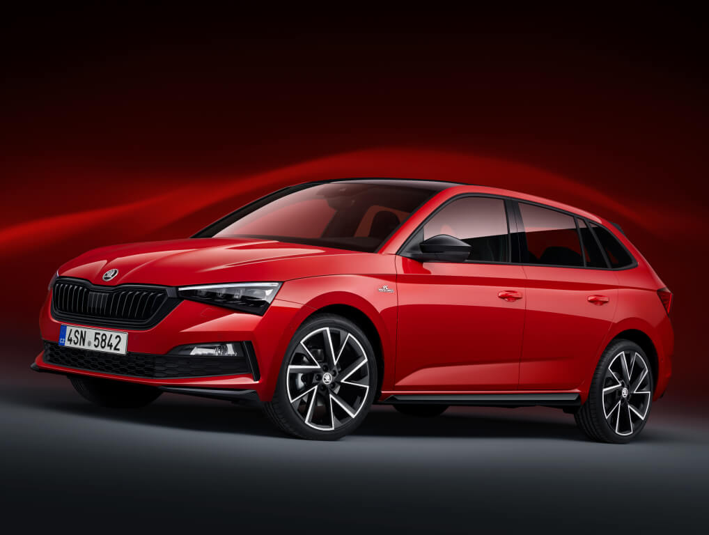 Skoda Scala Monte Carlo: frontal.