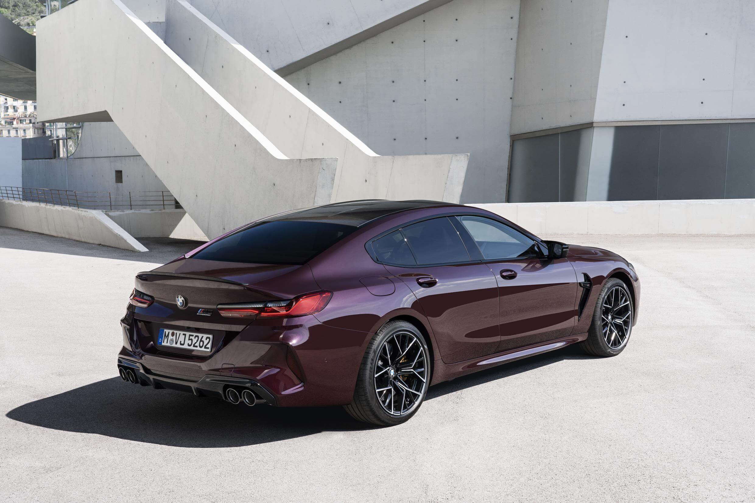 Trasera del BMW M8 Gran Coupé
