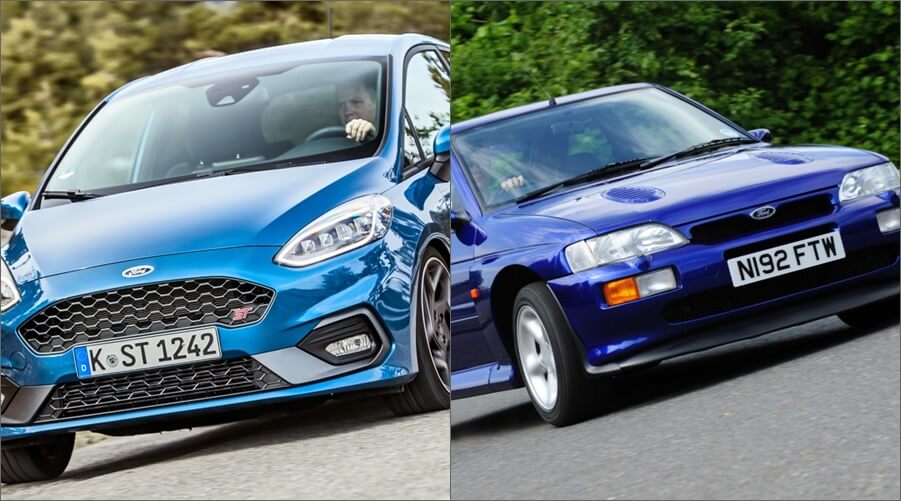 Ford Fiesta ST vs Ford Escort RS Cosworth: ¿pueden las viejas glorias mantener el ritmo?