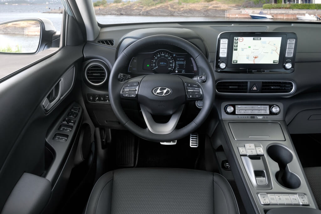 Interior del Hyundai Kona Eléctrico