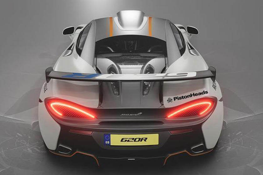 McLaren 620R, trasera.