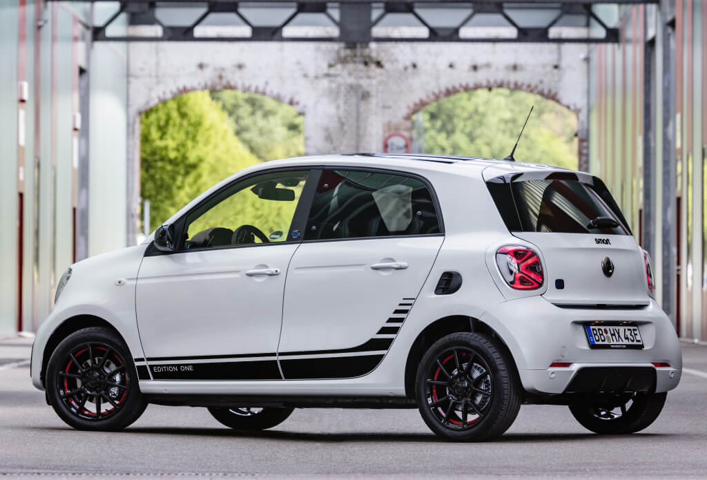 Smart EQ Forfour 2020: trasera.