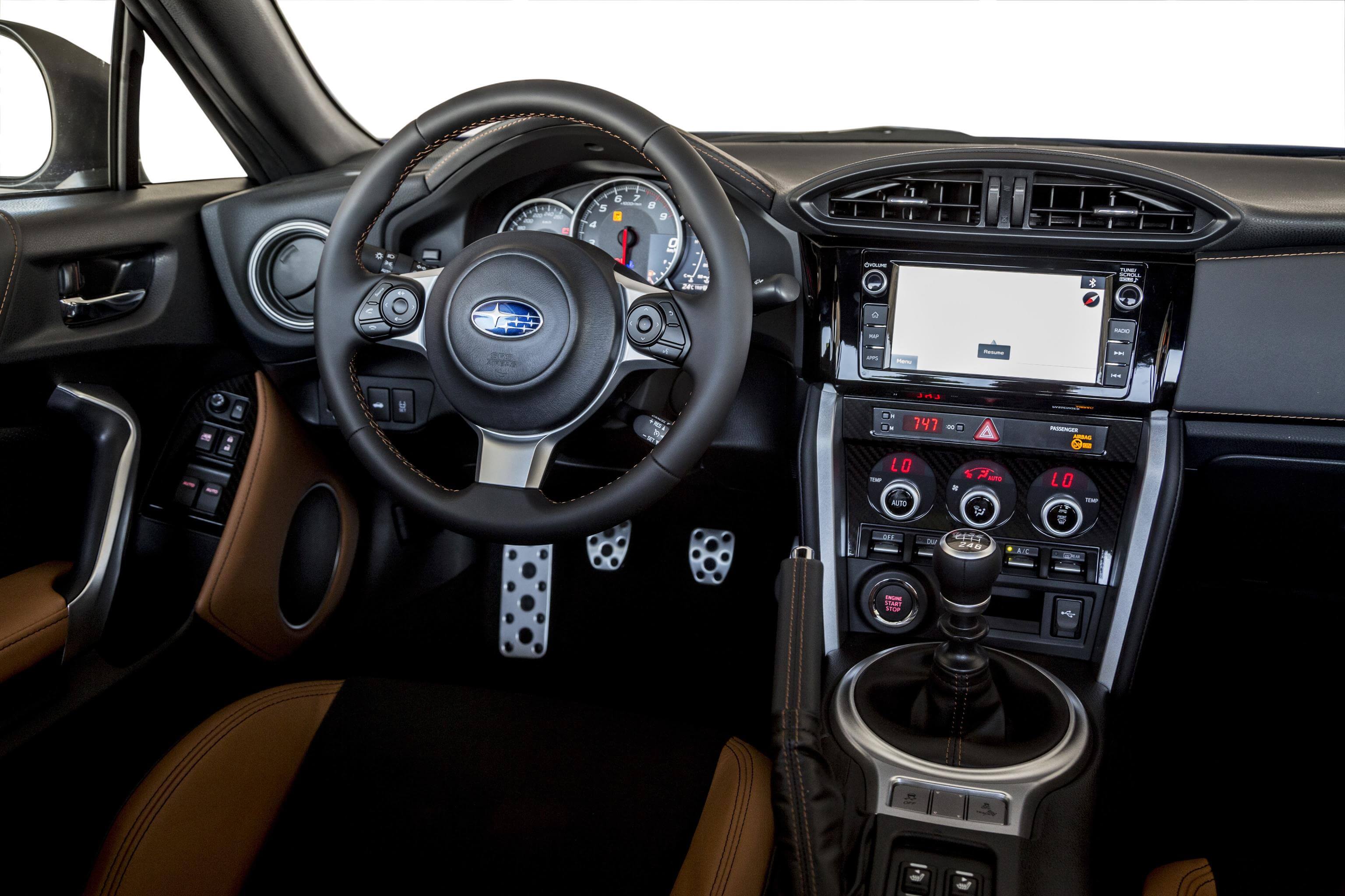 Interior del Subaru BRZ Special Edition